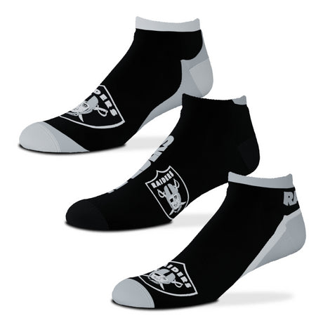 Raiders For Bare Feet Flash 3 Pack Socks