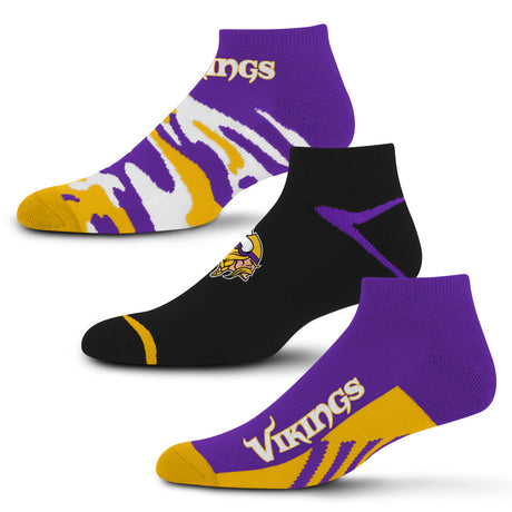 Vikings Camo Boom 3-Pack Socks