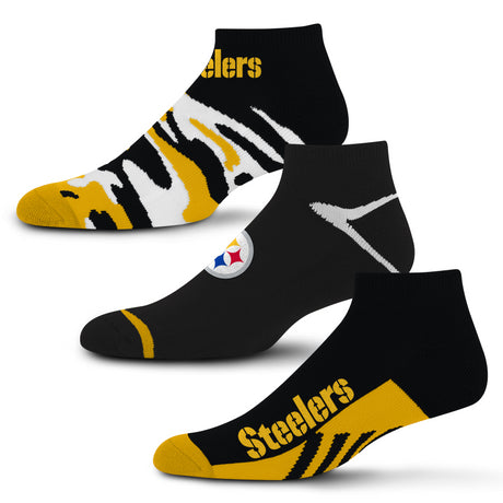 Steelers Camo Boom 3-Pack Socks