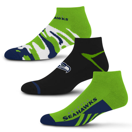Seahawks Camo Boom 3-Pack Socks