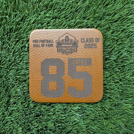 Chargers Antonio Gates Class of 2025 Leather Player Coaster