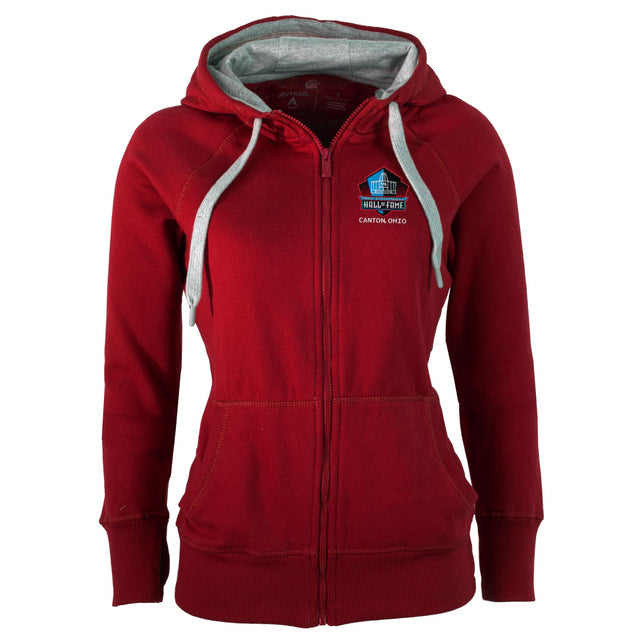 Hall of Fame Women's Victory Full Zip Hood - Red