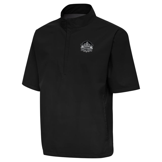 Hall of Fame Antigua Men's Brisk Short Sleeve 1/4 Zip Pullover