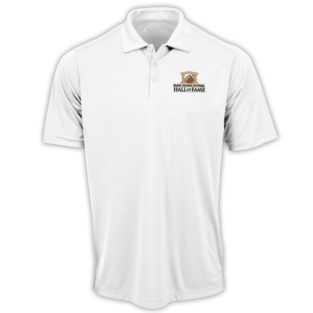 Black College Football Hall of Fame Tribute Polo - White