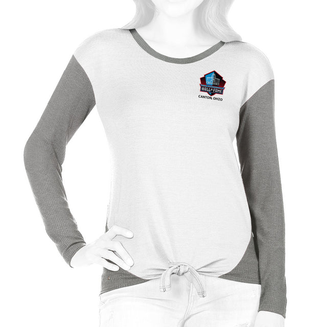 Hall of Fame Women's Antigua Scrimmage Long Sleeve T-Shirt - White