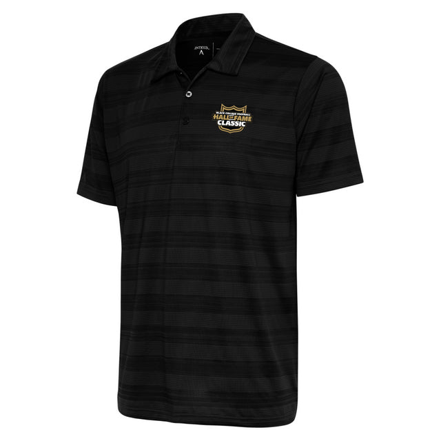 Black College Football Hall of Fame Classic Logo Compass Polo - Black