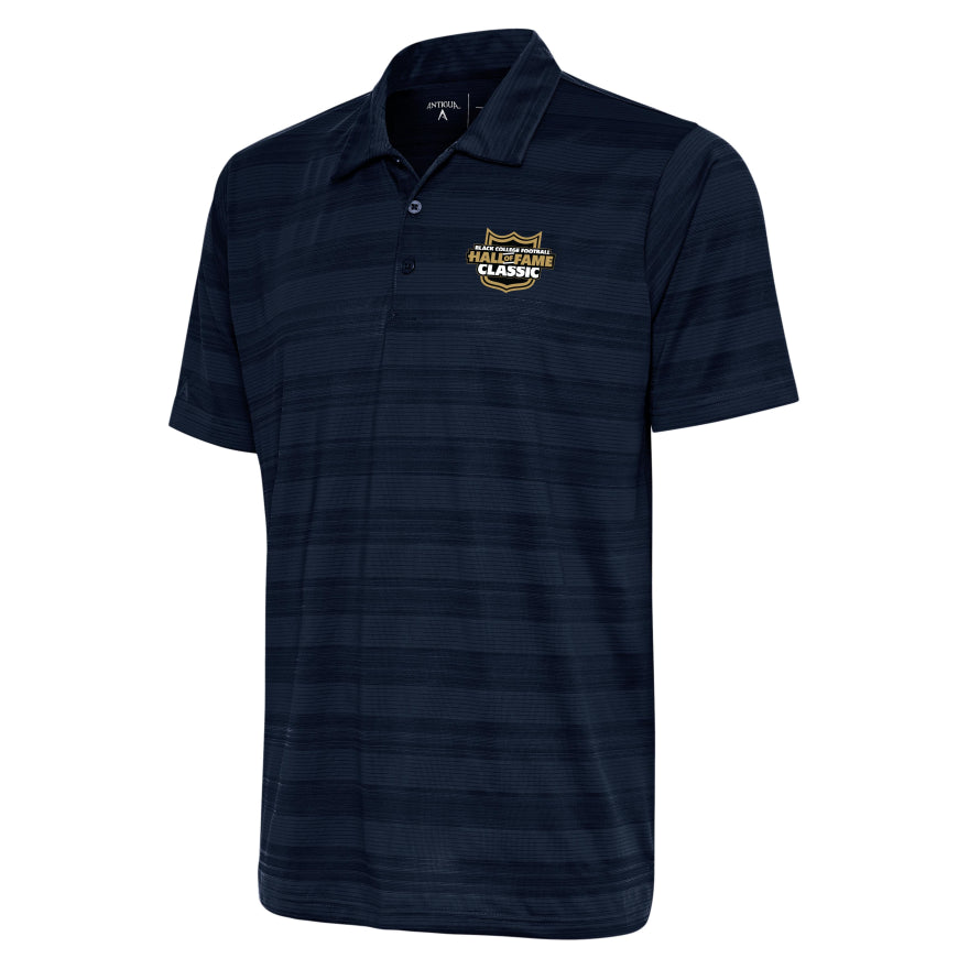 Black College Football Hall of Fame Classic Logo Compass Polo - Navy
