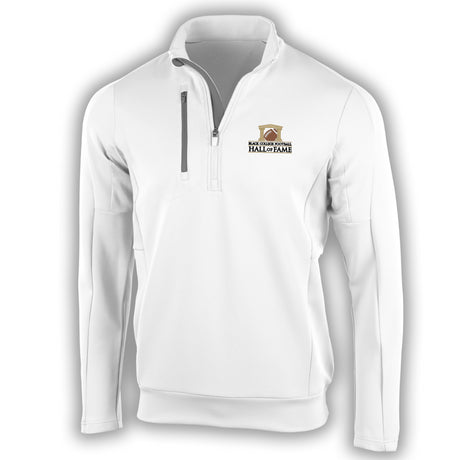 Black College Football Hall of Fame 1/4 Zip Jacket - White