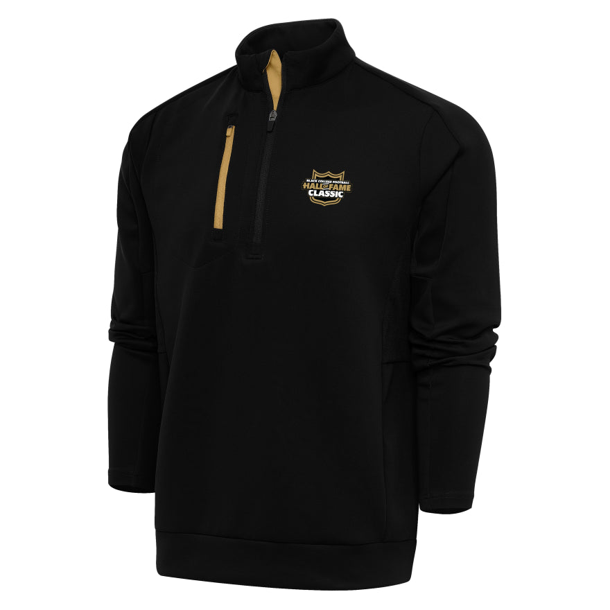 Black College Football Hall of Fame Classic 1/4 Zip Jacket - Black