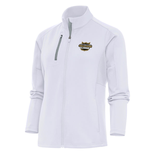 Black College Football Hall of Fame Women's Classic 1/4 Zip Jacket-White