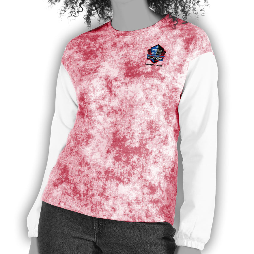 Hall of Fame Women's Antigua Tie Dye Fetch Long Sleeve T-Shirt