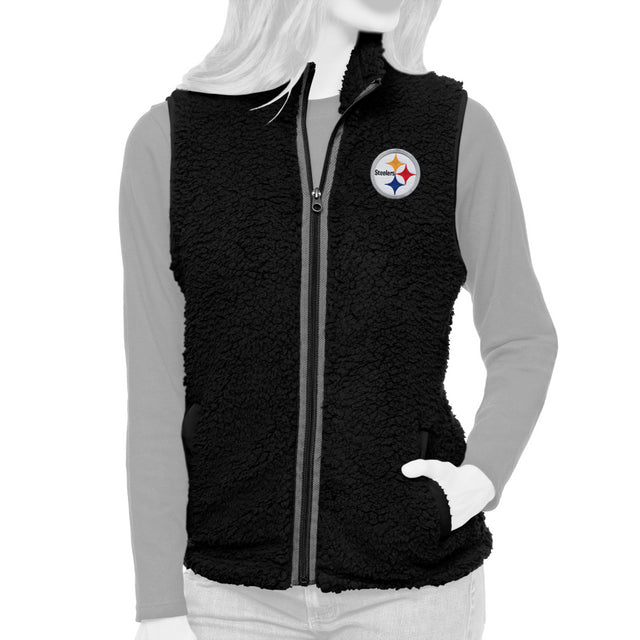 Steelers Women's Grace Sherpa Vest