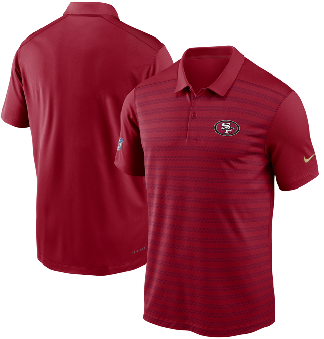 49ers Nike Dri-Fit Victory Polo 2024