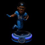 Lions Amon-Ra St. Brown 8 Inch Neon Bobblehead Pro Football Hall of Fame