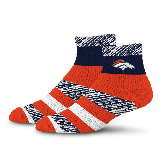 Broncos For Bare Feet Rainbow Sleep Socks