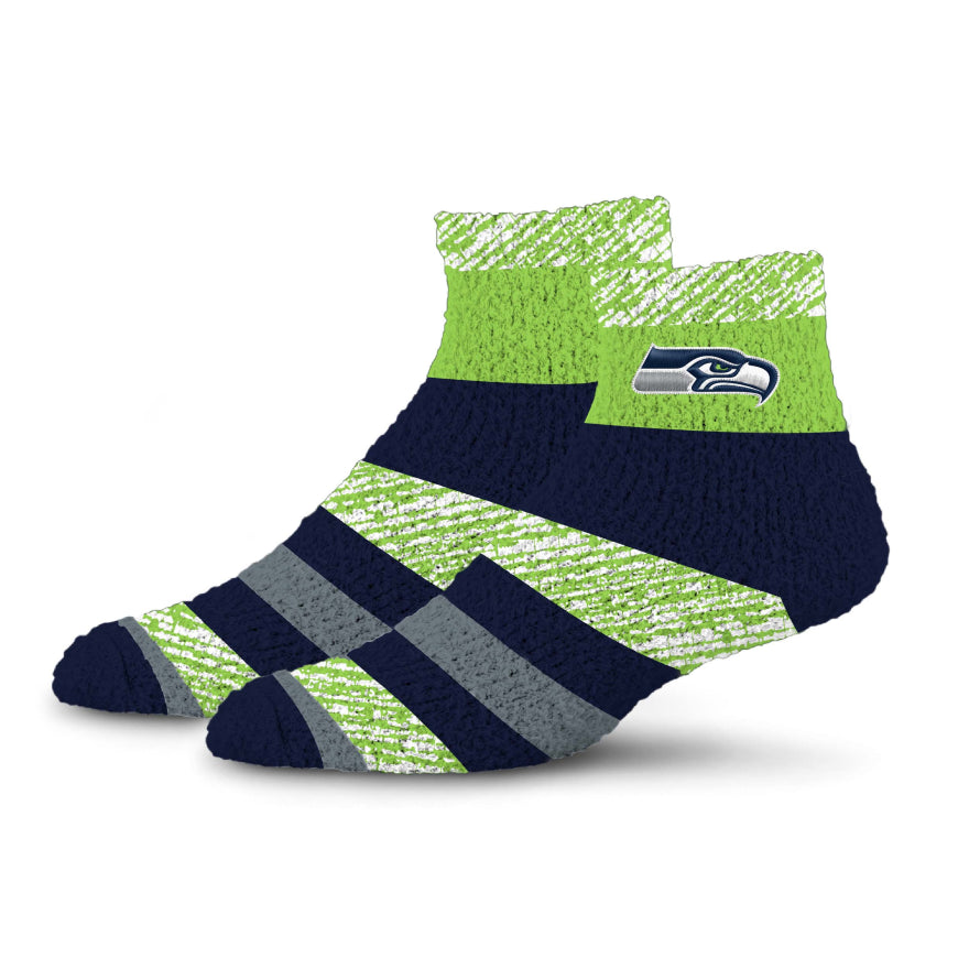 Seahawks For Bare Feet Rainbow Sleep Socks