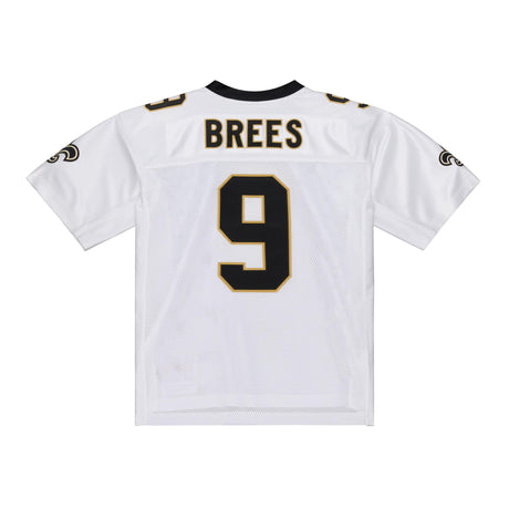 Saints Drew Brees Mitchell & Ness Men's White Authentic Super Bowl XLIV Jersey 2010