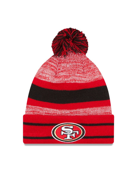 49ers New Era Cuff Pom Knit Hat