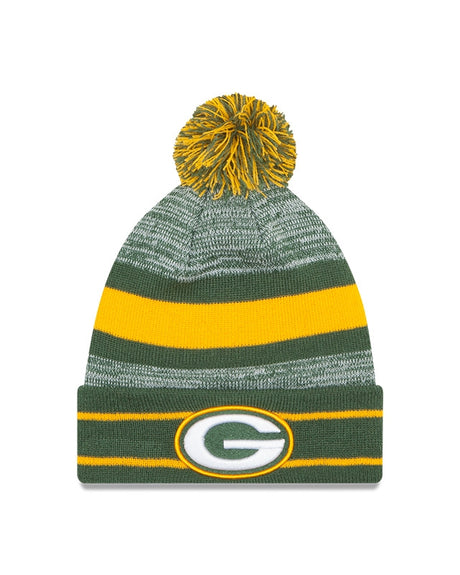 Packers New Era Cuff Pom Knit Hat