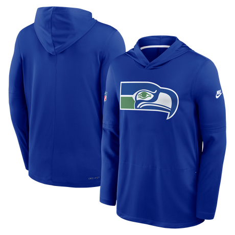 Seahawks 2026 Nike Men's Dri-Fit Lightweight Long Sleeve Hoodie Top Pro Football Hall of Fame
