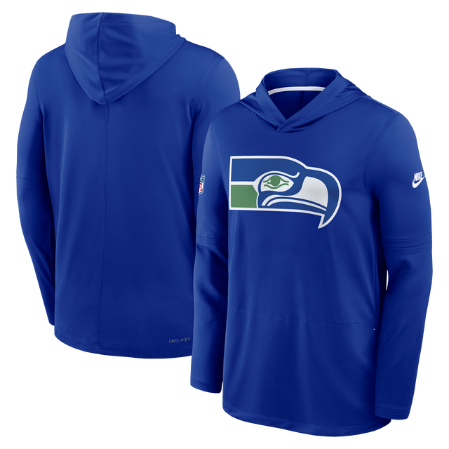 Seahawks 2026 Nike Men's Dri-Fit Lightweight Long Sleeve Hoodie Top