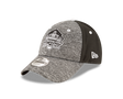 Hall of Fame New Era Heathered Gray/Black The League Shadow 2 9FORTY Adjustable Hat