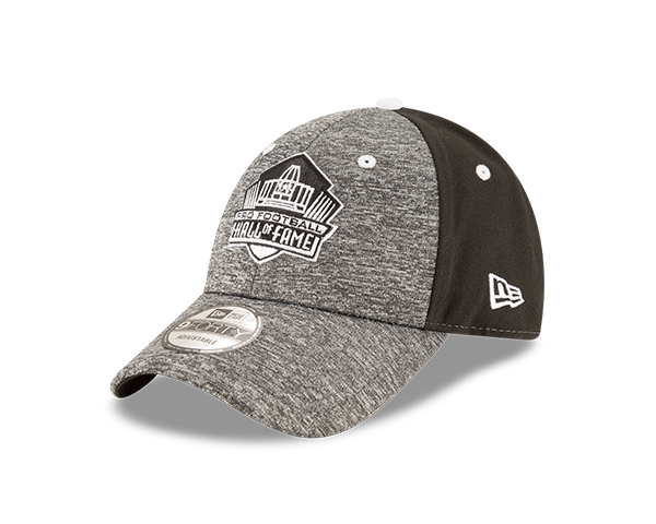 Hall of Fame New Era Heathered Gray/Black The League Shadow 2 9FORTY Adjustable Hat