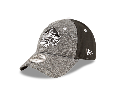 Hall of Fame New Era Heathered Gray/Black The League Shadow 2 9FORTY Adjustable Hat