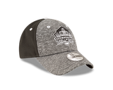 Hall of Fame New Era Heathered Gray/Black The League Shadow 2 9FORTY Adjustable Hat