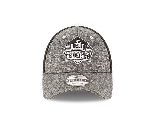 Hall of Fame New Era Heathered Gray/Black The League Shadow 2 9FORTY Adjustable Hat