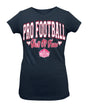 Hall Of Fame Youth Girls Graphic T-Shirt- Navy