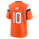 Broncos Bo Nix Men's Nike Game Jersey