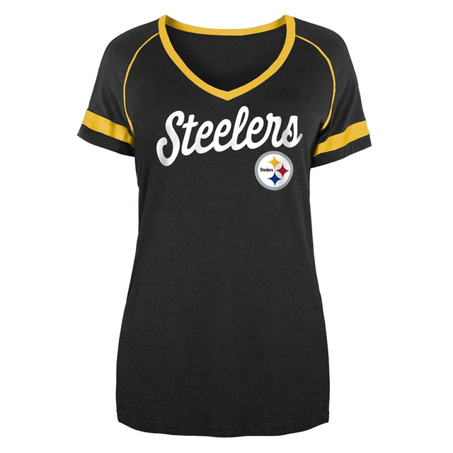 Steelers New Era Women's Script T-shirt