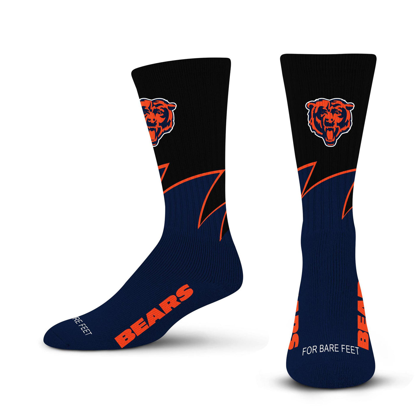 Bears 2025 Black Wave Sock