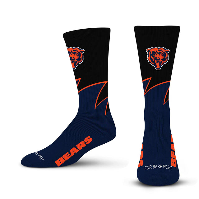 Bears 2025 Black Wave Sock