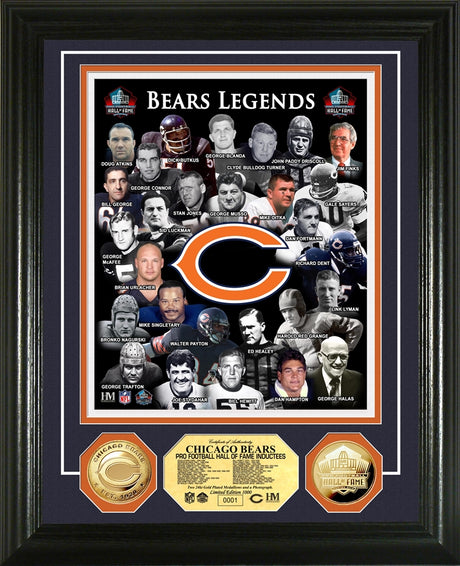 Bears Hall of Fame Legends Photo Mint