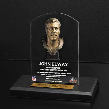 John Elway Bust Plaque