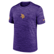 Vikings 2025 Nike Dri-Fit Sideline Team Issue Velocity T-Shirt