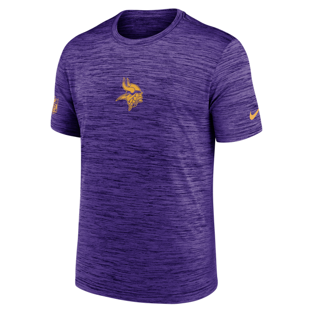 Vikings 2025 Nike Dri-Fit Sideline Team Issue Velocity T-Shirt