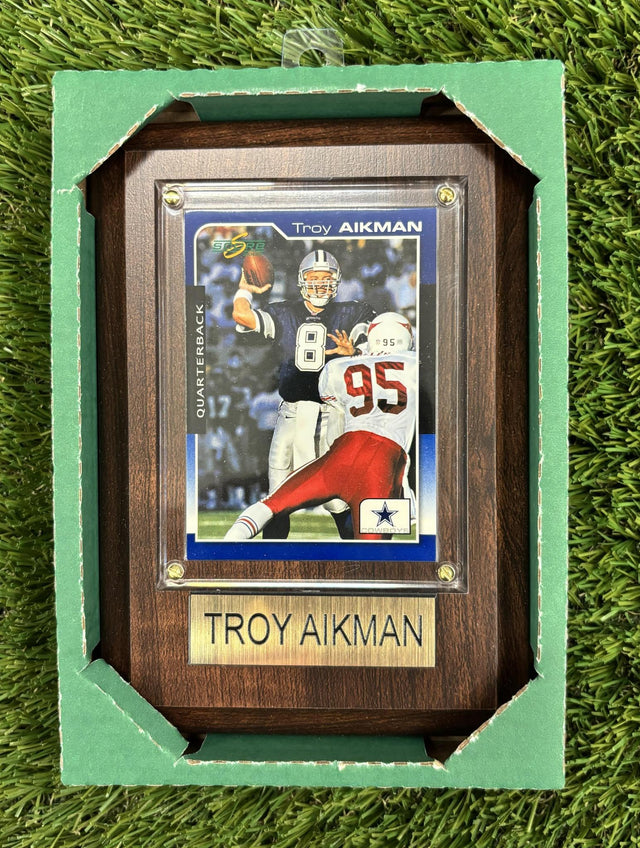 Troy Aikman 4x6 Plaque