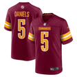 Commanders Jayden Daniels Nike Men's Red Game Jersey