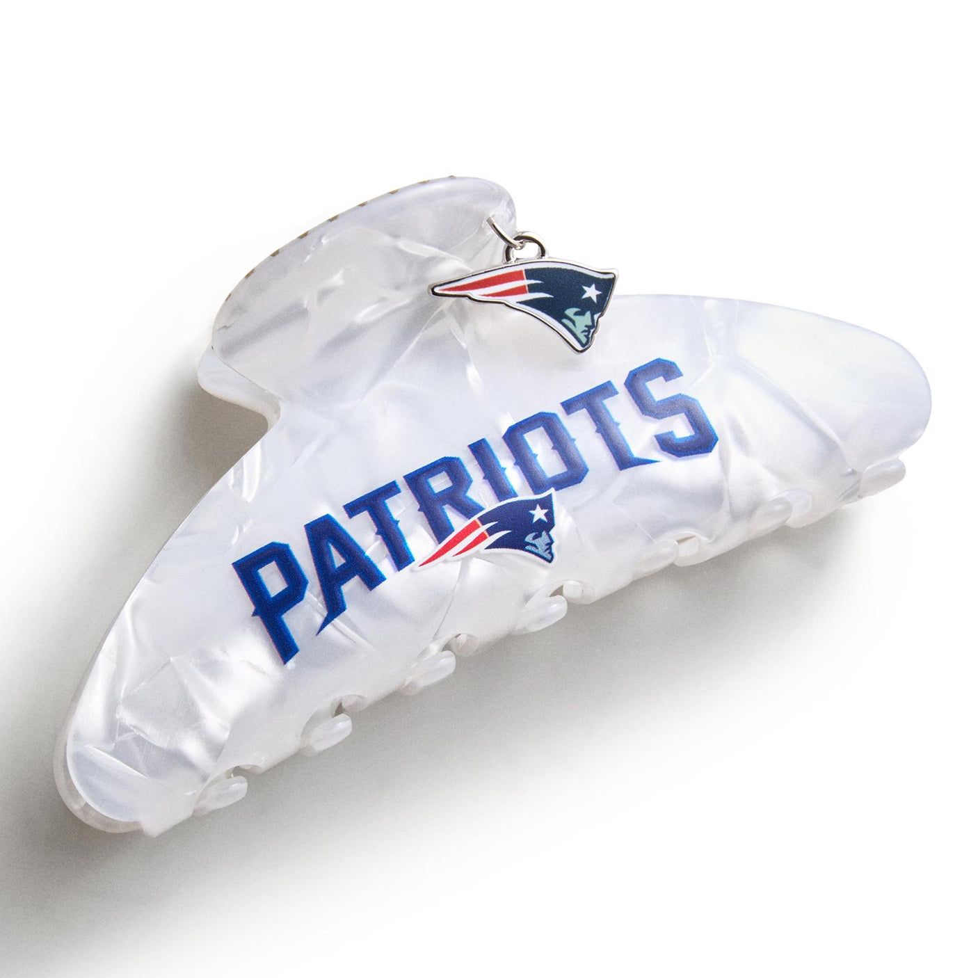 Patriots Charm Hair Claw Clip