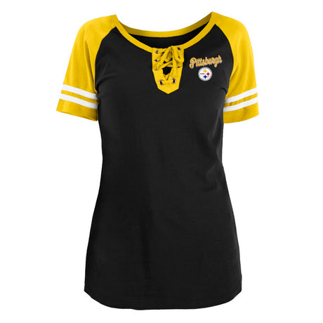 Steelers New Era Women's Raglan T-Shirt