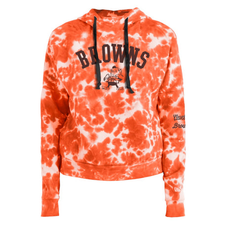 Browns New Era Women's Tie Dye Hoodie