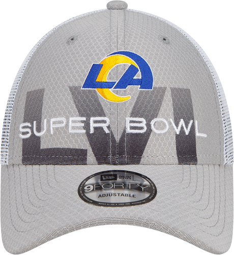 Rams New Era Super Bowl LVI Bound Trucker 9FORTY Snapback Adjustable Hat
