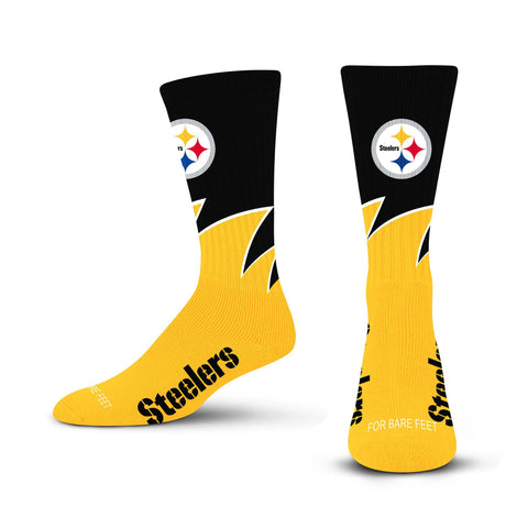 Steelers 2025 Black Wave Sock