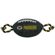 Packers Pets First Nylon Football Rope Dog Toy