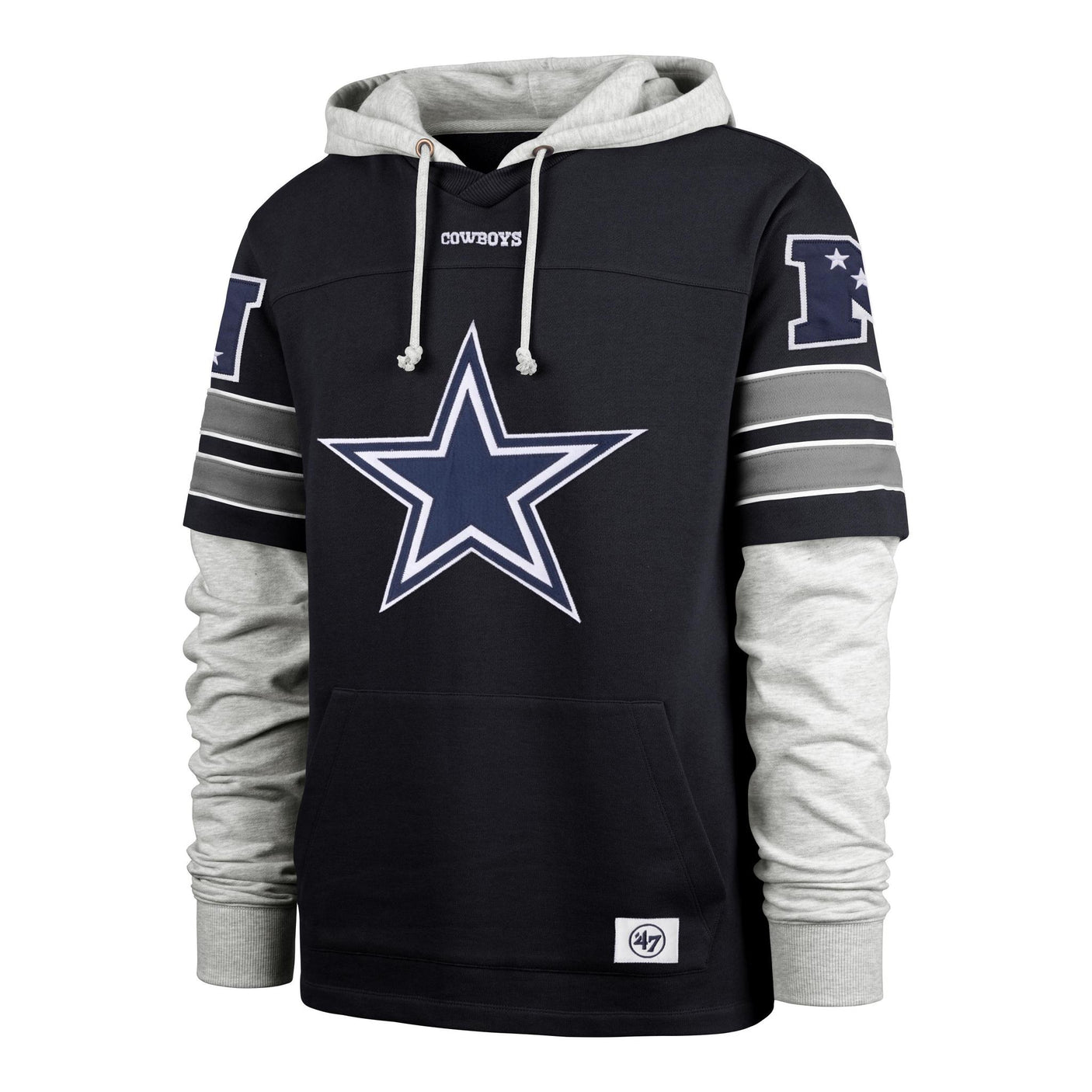 Cowboys Men's '47 Blitz Color Block Sweatshirt