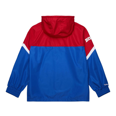 Bills 2025 Mitchell & Ness Men's NFL Tie Breaker Anorak Vintage Logo Lightweight Windbreaker