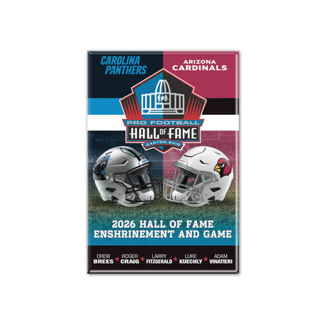 Hall of Fame Game 2026 Dueling Helmet and Class Magnet